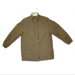 Vintage Braetan sz L Cappuccino Brown Women’s Coat Poly/Nylon blend Outer 22x31”